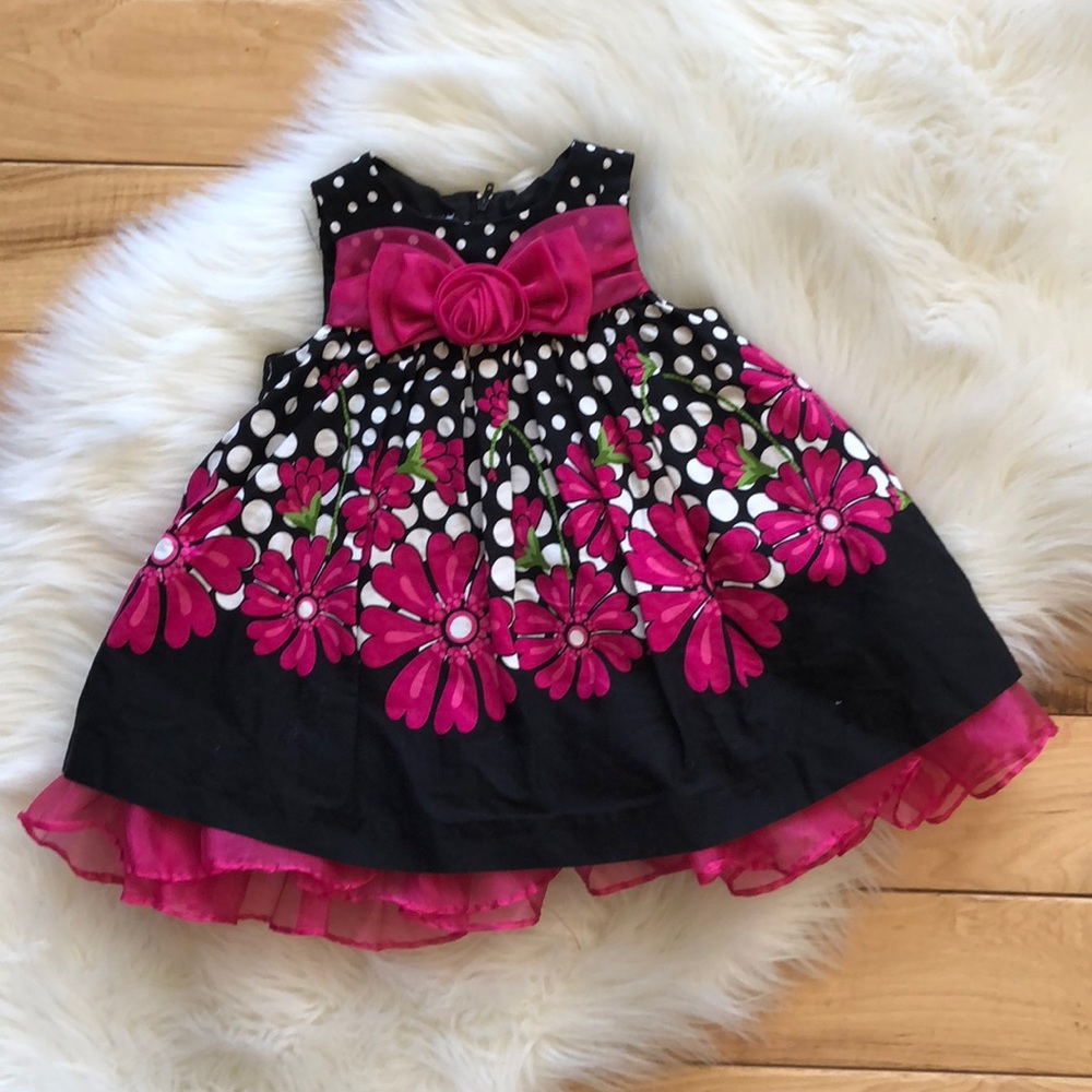 Bonnie Baby Floral Infant Dress